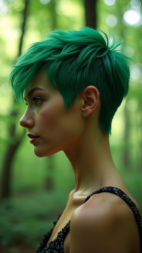 Emerald Green Pixie